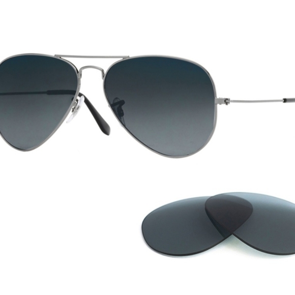 Replacement Lenses for Ray-Ban RB3025 Aviator (55mm) - Picture 1 of 6